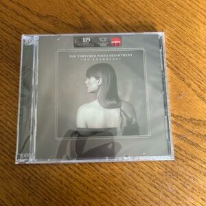 The Tortured Poets Department Anthology CD - Black and White Cover